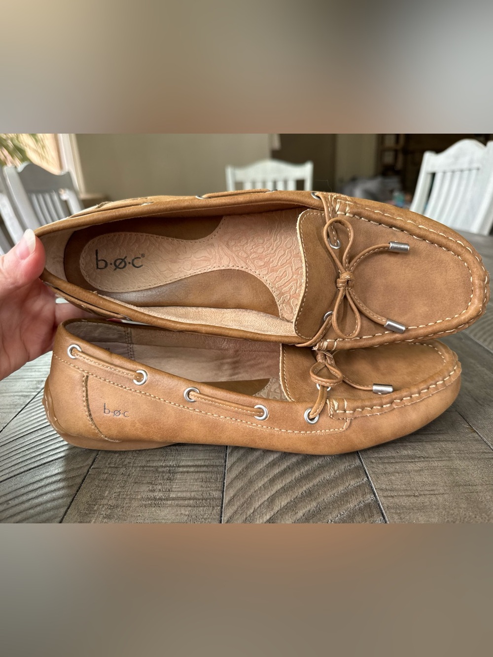 Born - B.O.C Carolann Brown Tassel Driving Moccasins Women’s Size 9